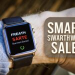 Black Friday Smartwatch Promotion Post w mediach społecznościowych i szablon banerów internetowych